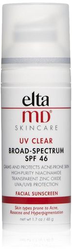 UV Clear Broad-Spectrum SPF 46 Untinted Moisturizing Facial Sunscreen